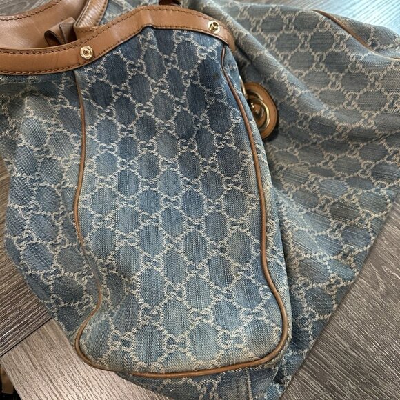 Gucci Sukey Denim Large Bag - Picture 4 of 12